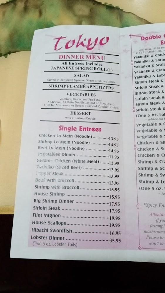Tokyo Japanese Cafe inc Vegetables & Yakiniku